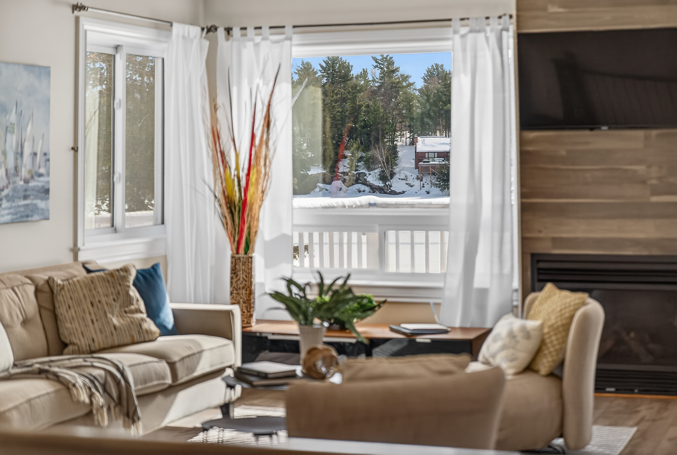 Living room real estate photography Kingston