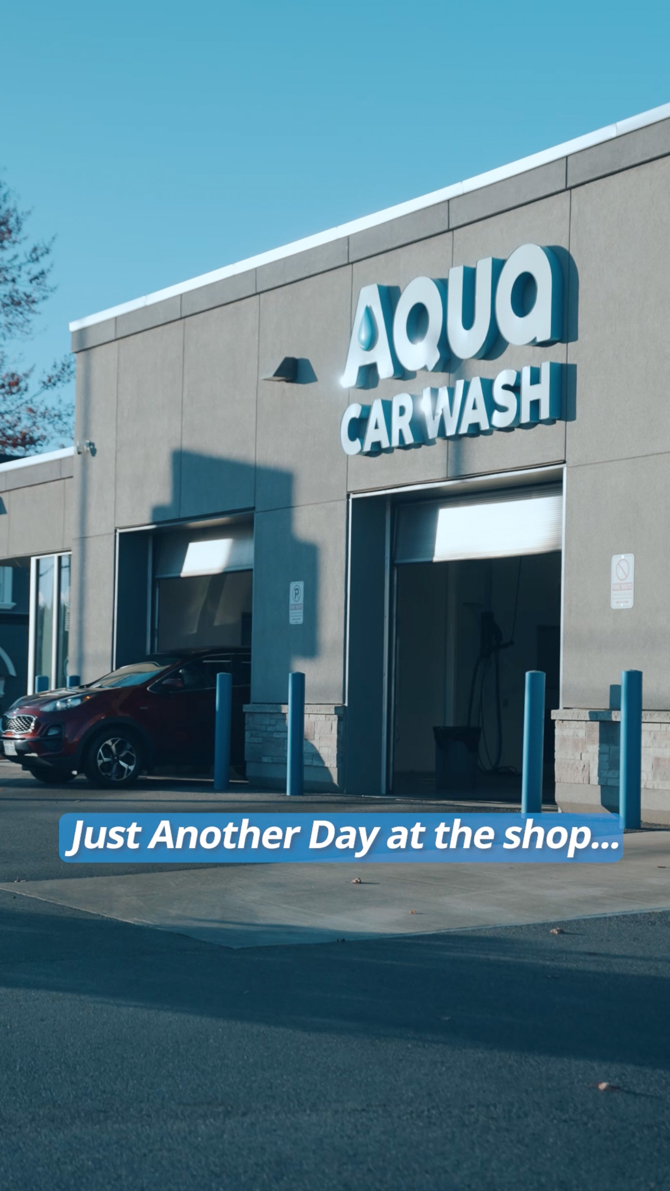 Aqua Car Wash social media reel by ardist Kingston